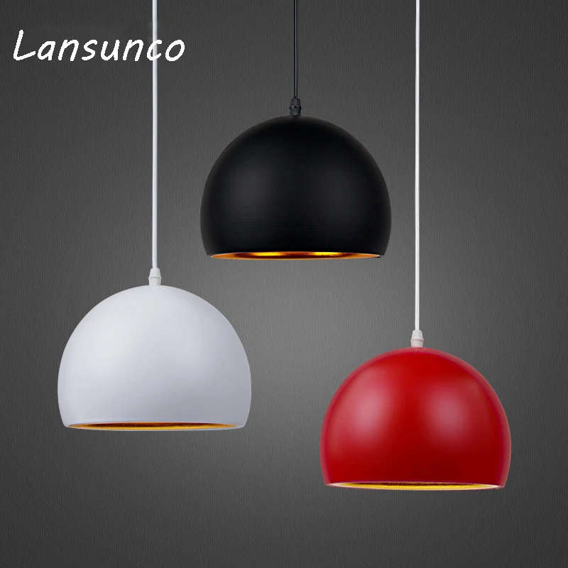 

Pendant Lights Nordic Ball Pendant Lamp Simple Single Head Aluminum For Restaurant Bar Dance Room Lighting Suspension Luminaire