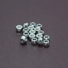 10 шт. LESU Металл M2 самоудерживающаяся гайка для трактора грузовика 1/14 RC автомобиль Tmy модель TH02522