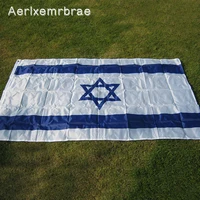 Бесплатная доставка! Aerlxemrbrae флаг Израиль флаг 3*5 футов. Полиэстер flag.90 * 150 см большой баннеры .. Исрил баннер, флаг - изображение