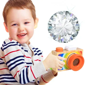 

Camera Kaleidoscope for Children Wooden Sound Effect Role-playing Props Family Toys for Kids Building Block