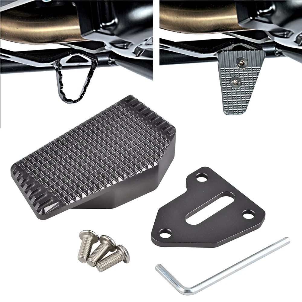 

Motorcycle Rear Brake Lever Pedal Enlargement Plate Pad Extension For Ducati 696 796 795 M1100
