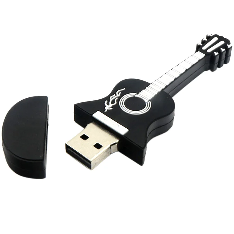 

Guitar Pen Drive USB Flash Drive 4GB 8GB 16GB 32GB 64GB USB Memory Stick Straw Berry PenDrives Flash Card Pen/Thumbdrives Gift