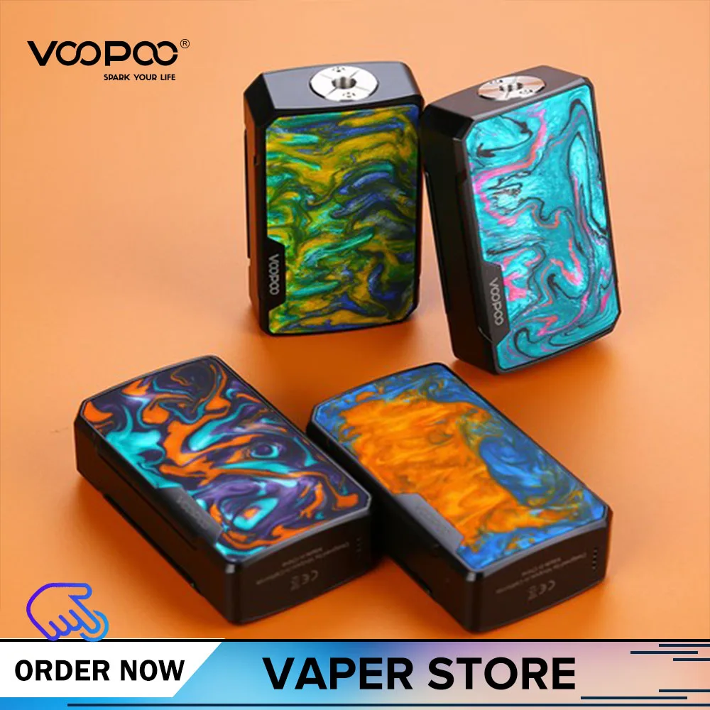 

Clearance Original VOOPOO Drag 157W TC Box Mod Vape Temperature Control Powered by dual 18650 batteries E Cigarettes