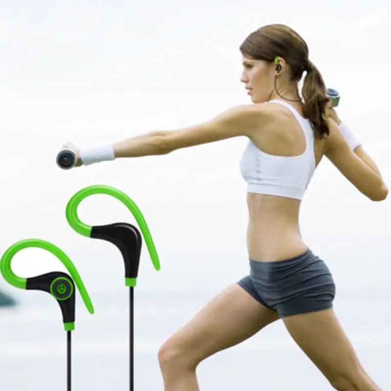 

Sport Stereo Bluetooth Headset Earphone Headphone Motion Control 4.1 Wireless large horns hanging ear head For iPhone Samsung
