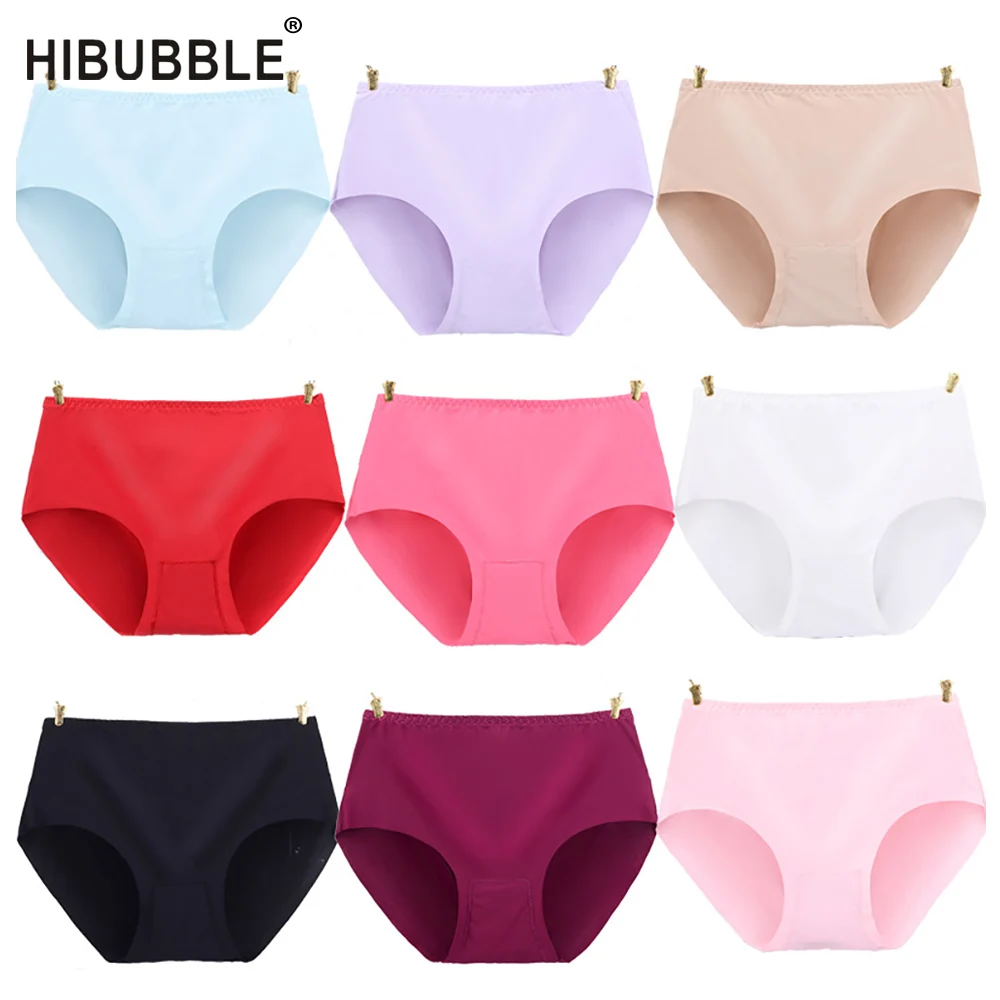 Бесшовные женские трусики HIBUBBLE для девочек хлопковое нижнее белье с