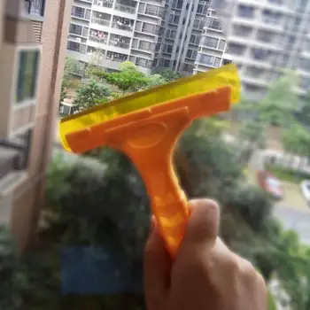 

CNGZSY Glass Shower Squeegee Rubber Blade Bathroom Mirror Wiper Car Windshield Ice Scraper Home Office Window Water Cleaner B03B