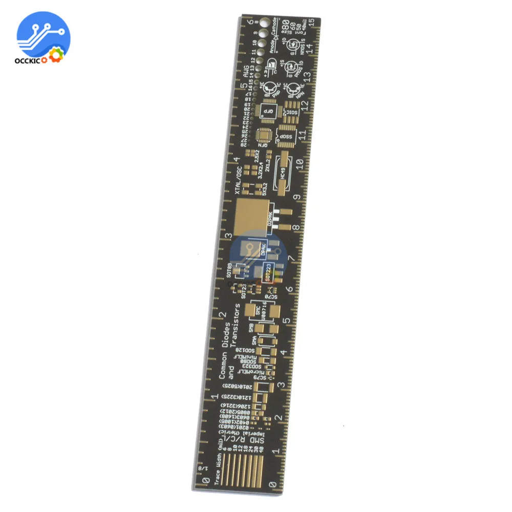 Линейка PCB v2 6 &quotдля электронных инженеров/Geeks/Makers/Arduino вентиляторов|ruler|ruler pcb |