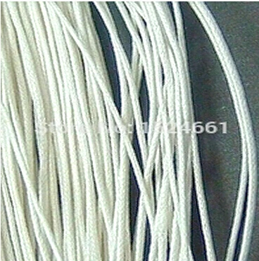 

wire Cord 1mm hot- 80M Wholesale White Waxed Cotton Necklace ** Waxed Thread Polyester Cord Necklace Rope