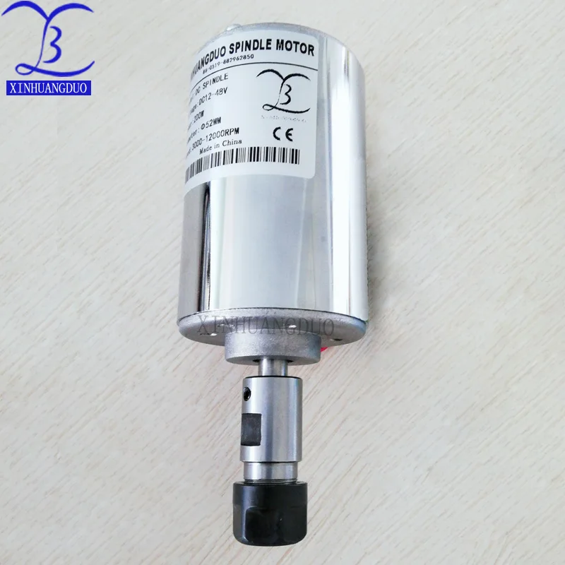 200 Вт Шпиндельный мотор DC12-48V ER11 ER16 12000 об/мин кВт шпиндель фрезерный станок с ЧПУ Шпиндельный мотор с ЧПУ