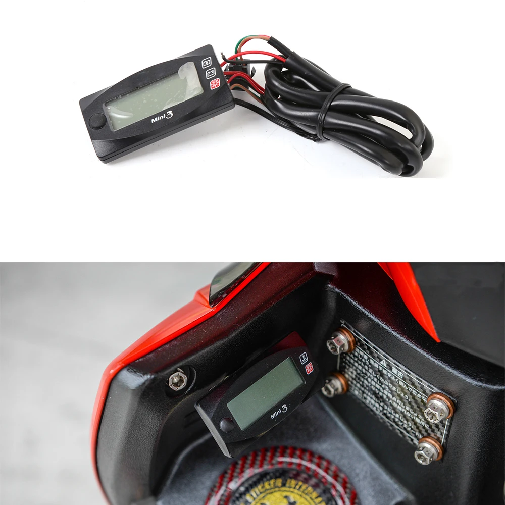 Motorcycle Universal Multi Function Digital Motorcycle voltmeter Meter