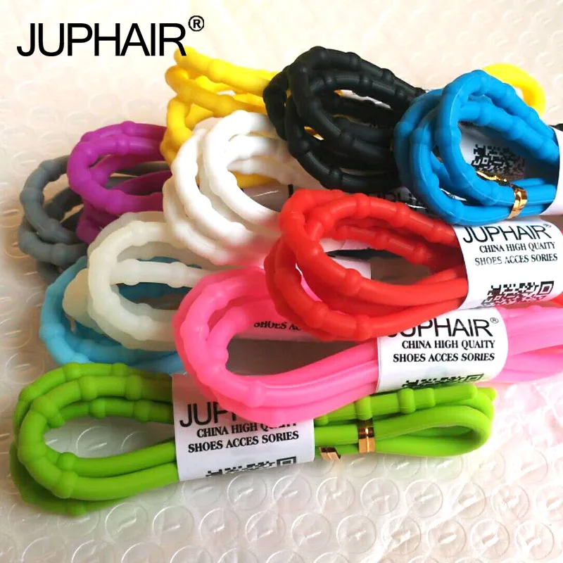 

50 Pairs Easy-soft Silicone Laces Sports Shoes Without Fastening Lace-line Cable Running Personality Lazy Shoelaces high Tensile