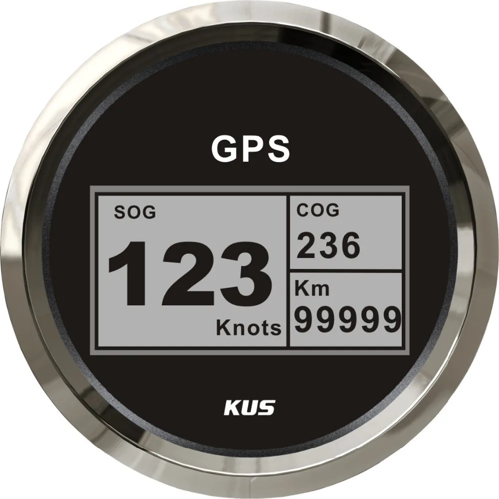 Высокое качество! 85 мм Цифровой GPS Спидометр спидометр speedo для лодок яхт морская