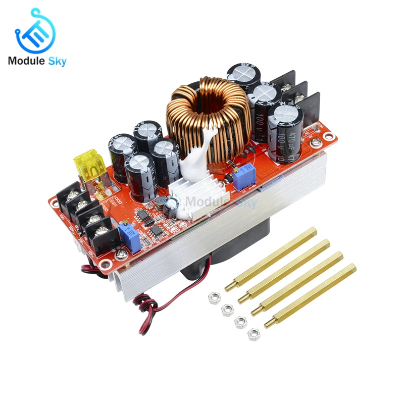 

1500W 30A DC-DC Step-Up Module Boost Converter 10-60V to 12-90V Voltage Regulator Power Supply modules