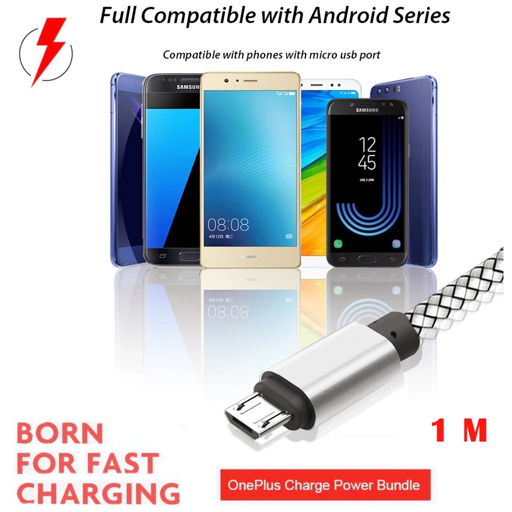 

Micro USB Charging Cable Data Charge Cable Wire Android Charger Cord 2/3 Meter Usb Cabel Kabel For Xiaomi Redmi 4 7 Note 6 5 Pro