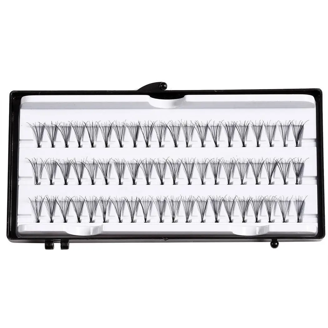 Soft Long False 1 Fashion Eyelashes Cocktail Handmade Women Party Makeup Box Everyday Extension 12mm 14mm 10mm 8mm Plastic Black |