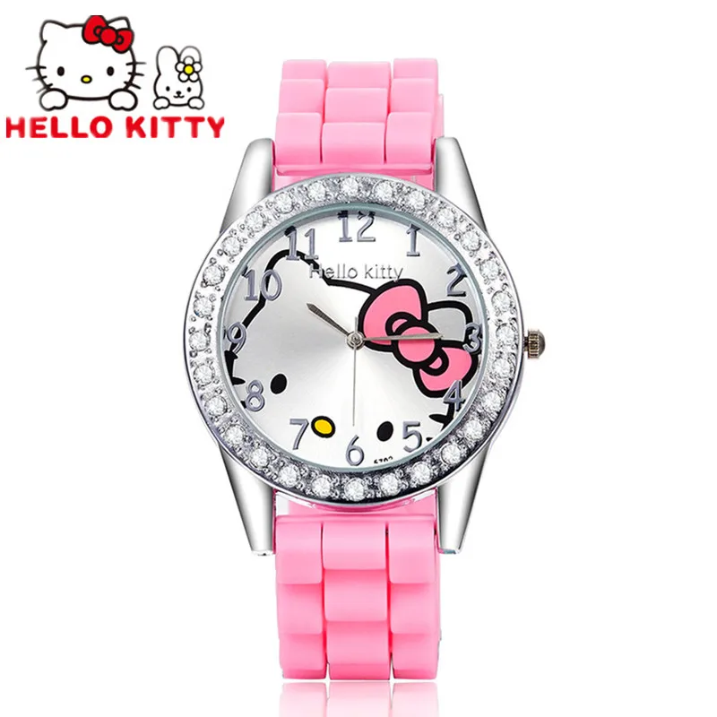 Hello Kitty Kids Watch Luxury Rhinestone Cartoon Watch ...