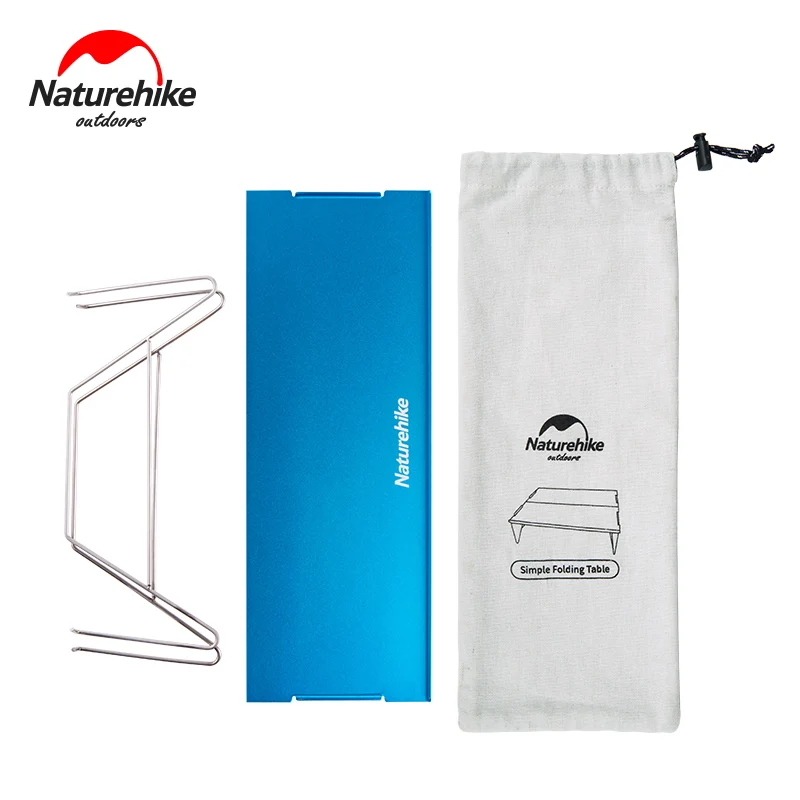  Naturehike Foldable Camping Table Aluminum Alloy Outdoor Durable lightweight Stainless Steel Desk P