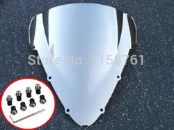 Chrome Гонки ветрового стекла Лобовое стекло чехол для 2001-2006 Honda CBR600 CBR 600 F4i 01-06