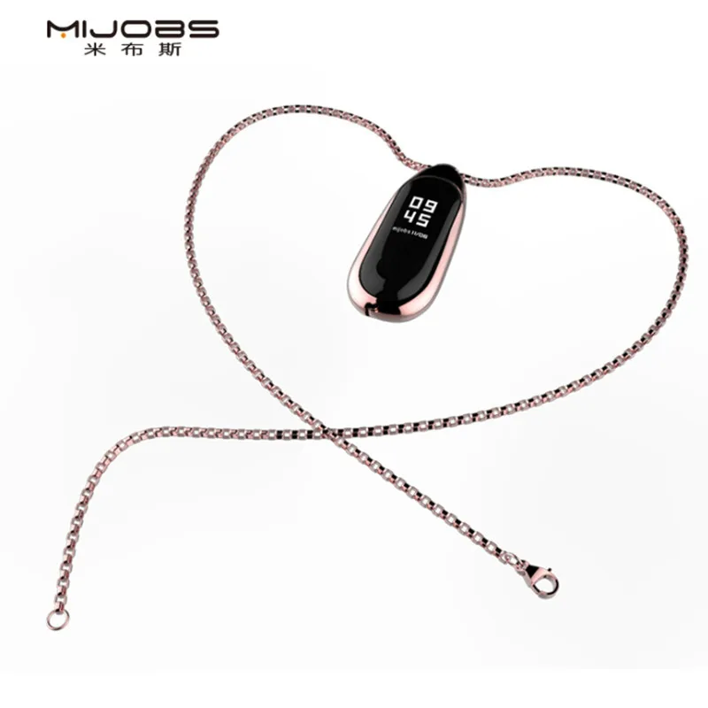 Mi jobs для Xiao mi Band 3 версия металлический чехол ожерелье украшение mi Band 3 Подвеска защитный чехол Аксессуары