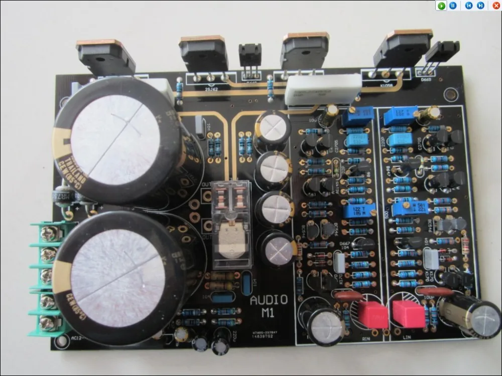 HIFI 2.0 Power Amplifier Kit Tianlai 2SK1058 & 2SJ62 power MOS FET