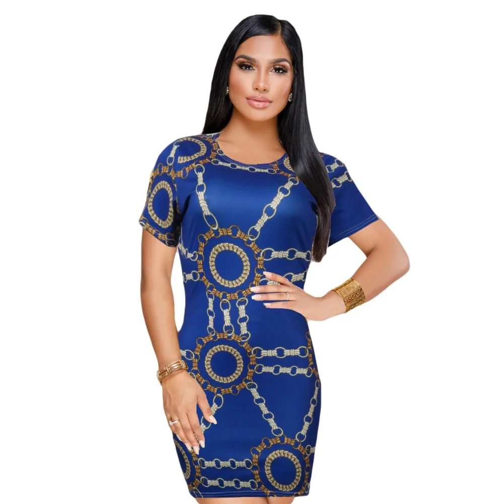 Sinora short sleeve floral mini sheath dress
