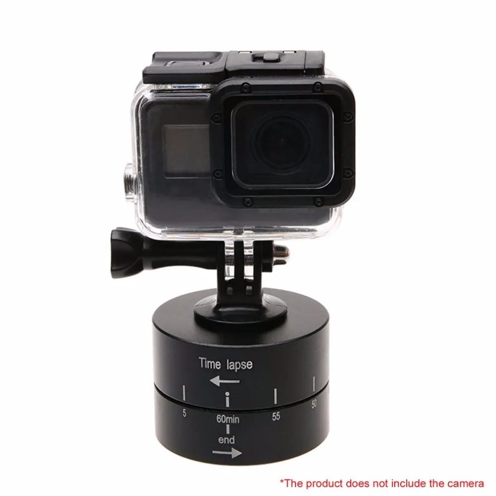 

Time Lapse Shooting 60min Timer Rotate Tripod Delay Stabilizer For Gopro Hero 6 5 4 3+ 3 SJ4000 for SJCAM for Xiaoyi Camera