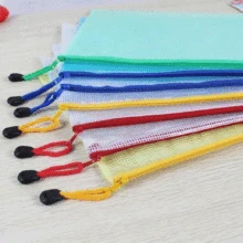 Сетка Прозрачная Сумка для документов канцелярский мешочек для хранения продуктов ПВХ-мешок на молнии A3/A4/A5/A6/B4/B5/B6 Размер