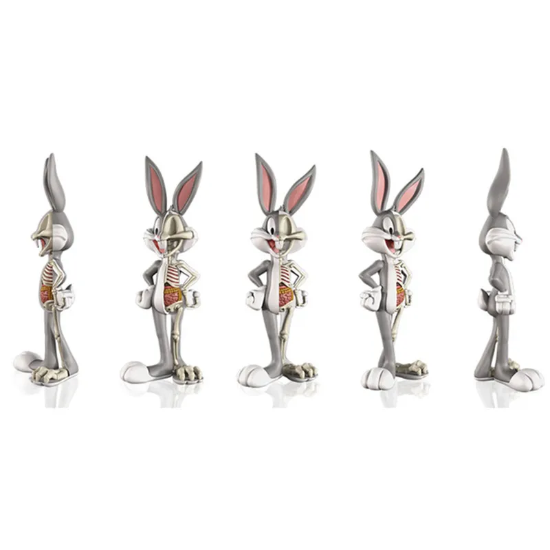 

Mighty Jaxx LOONEY TUNES Animation Figures Bugs Bunny Dissection PVC Action Figure Model Toy G2215
