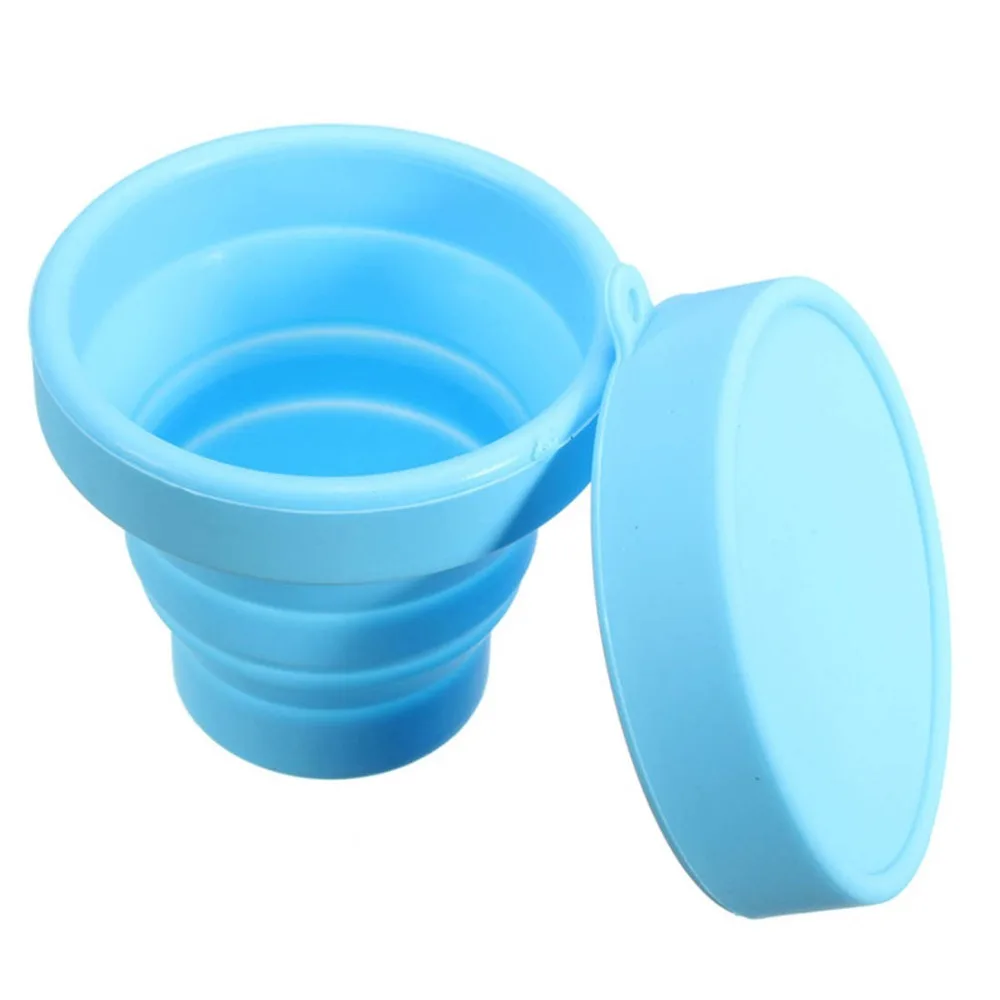 Outdoor Travel Silicone Retractable Folding Cup (6)