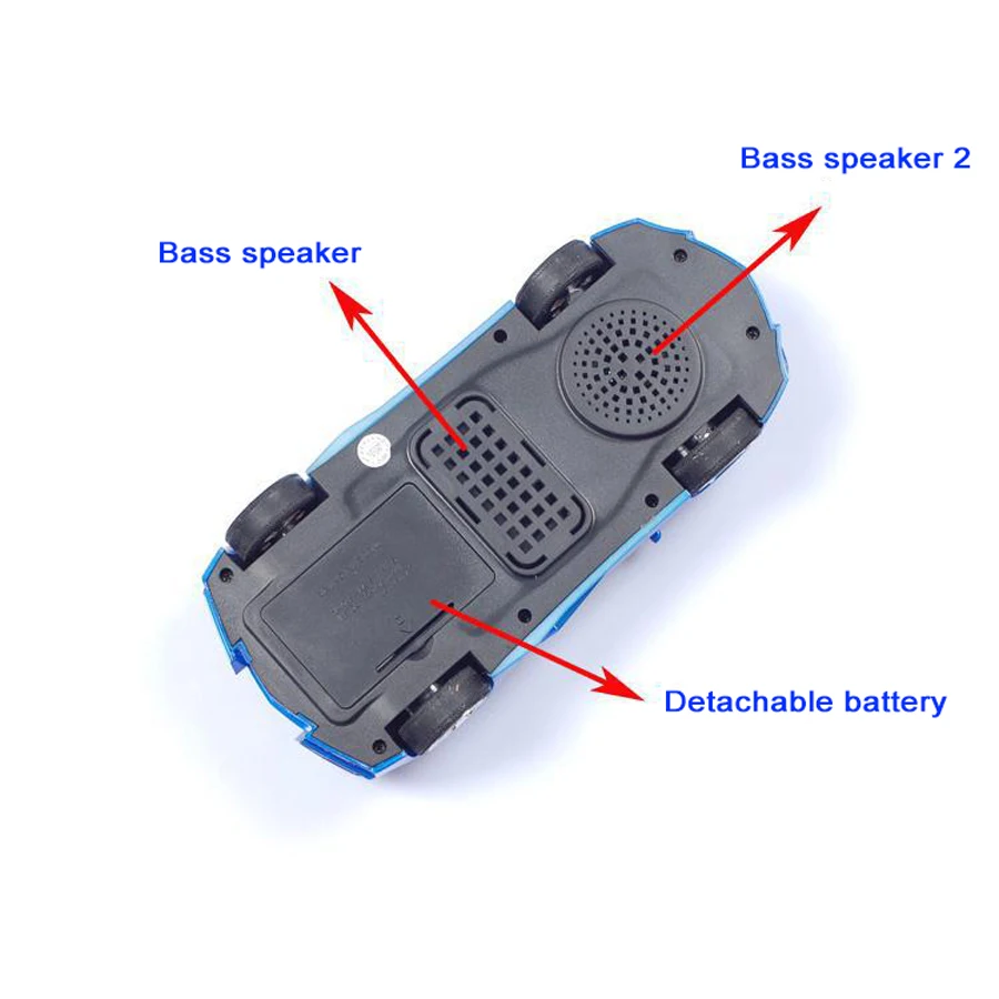 Bluetooth автомобильная форма динамик USB TF FM радио USB MP3 музыкальный плеер стерео динамик s бас смешная детская игрушка подарок звуковая коробка для ПК телефона