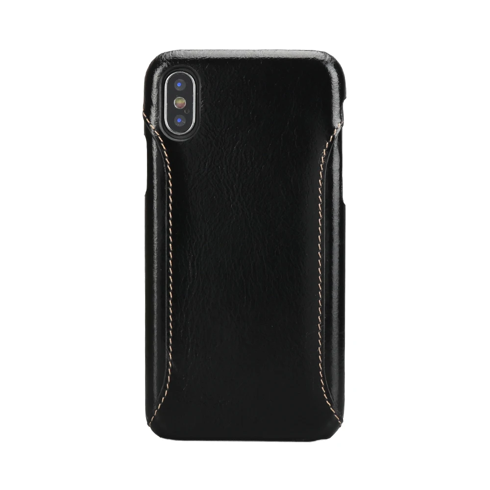 Online Cyboris Funda de cuero genuino para iphone 6 6 S 7 8 más caso teléfono cubierta coque para iphone X con la caja al por menor