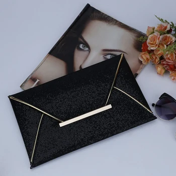 

Coofit Fashion Envelope clutch bag women leather Birthday party evening clutch bags for women Ladies shoulder clutch bag purse