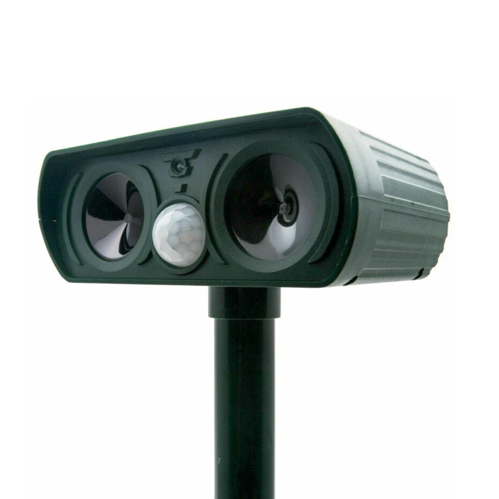 

Outdoor Ultrasonic Solar Pest Repeller Animal Pest Mouse Repeller Bird Cat Dog Repellent Keep Animals Away