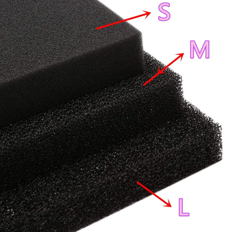 New Activated Carbon Filtration Foam Pad Filter Aquarium Square