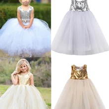 Платье для девочек с цветочным узором кружевное платье с цветочным рисунком вечерние платье рюшами блесток Тюль соответствия Детские костюмы летний модный костюм Костюмы SS