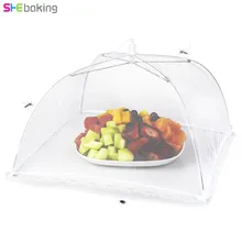 Shebaking бытовой Еда крышка Анти Москито Fly чистая палатки зонтик еды крышка для дома Пикник сетки Еда Покрытия Сетка Кухня инструменты