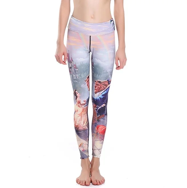 Sexy font b Women b font Slim Fairy Tale Yoga Pants font b Leggings b font