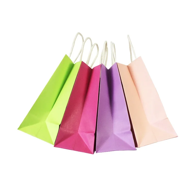 Plain Colored Paper Gift Bag - J & C Party Supplies