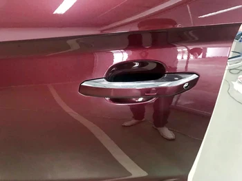 

Car Styling Accessories ABS Chrome 4pcs Side Door Handle Decorative Strip Trim For Audi Q5 2018