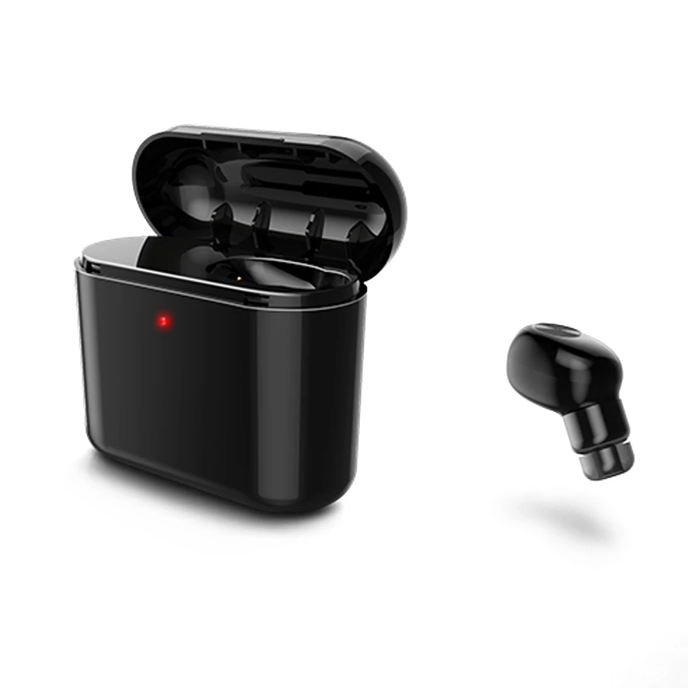 Беспроводные Bluetooth наушники мини невидимые наушники BT4.2 стерео музыка гарнитура наушник зарядная коробка Hands-free w/микрофон