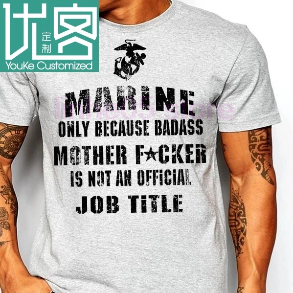 Футболка USMC морская пехота США Semper Fidelis армейские стрелы мужские хлопковые новые