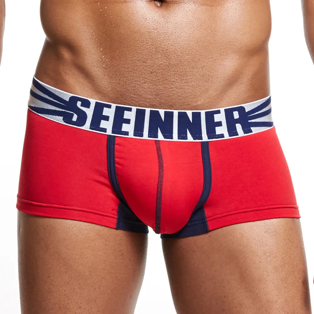 

Cotton Men's Underwear New Sexy Letter Printed Low Waist Soft and Comfortable Stretch Breathable Fashion Casual Daily Boxer #Z