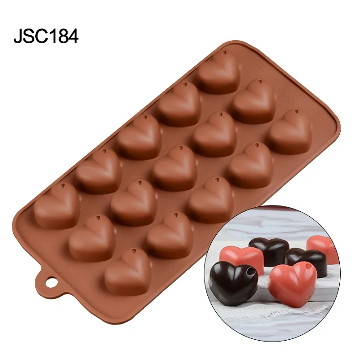 SILIKOLOVE, 3D форма для шоколада, силиконовые формы для шоколада, для выпечки, антипригарное, желе, пудинг, сахарное ремесло, форма, сделай сам, кухонные формы для выпечки - Цвет: JSC184