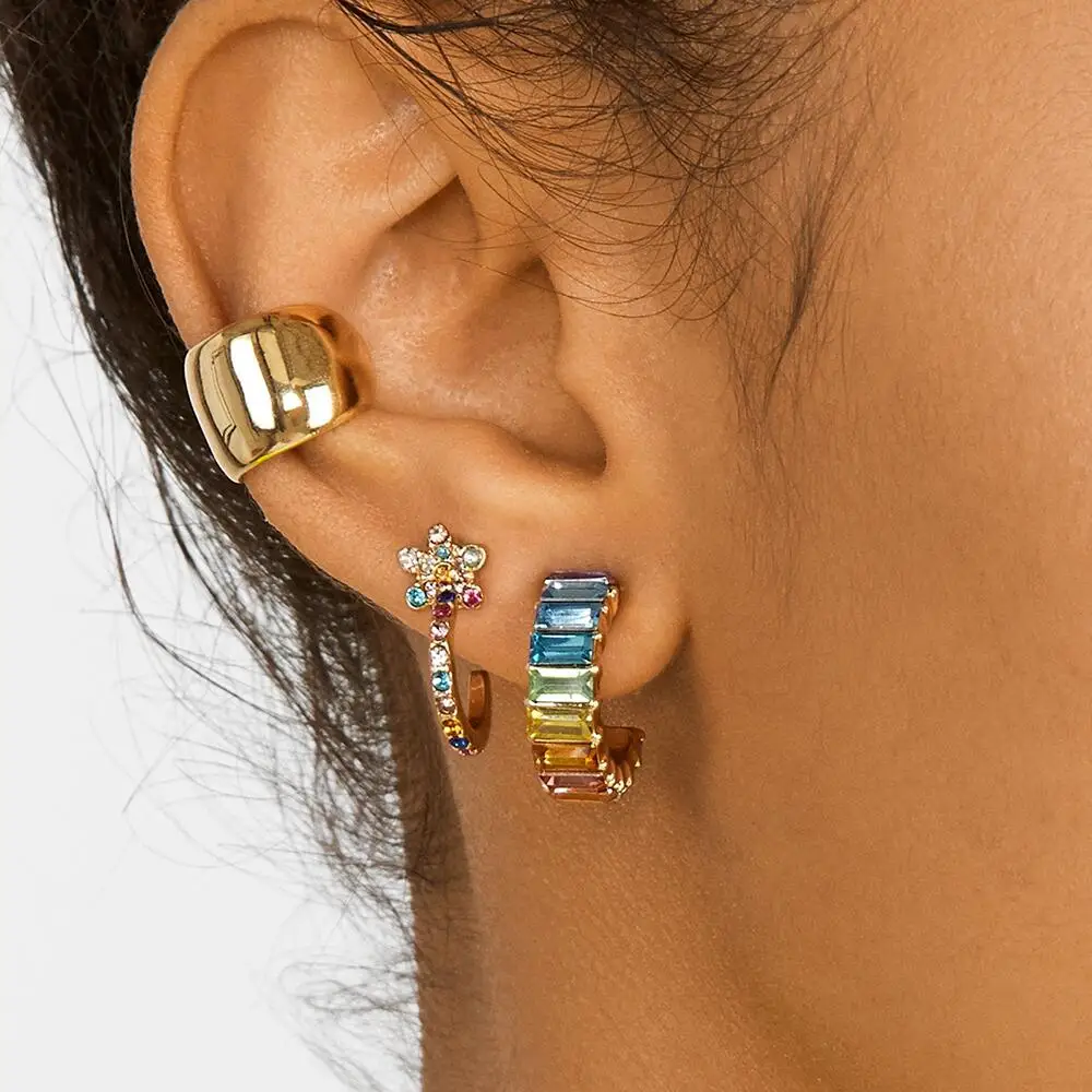 

Best lady Trendy Colorful Crystal Drop Earring Women Girl Party Gift Bohemian Wedding Statement Earring Jewelry Accessories
