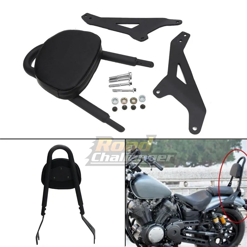 Черная задняя спинка пассажира для мотоцикла багажная стойка Yamaha Star Bolt XVS950 2014 17 16