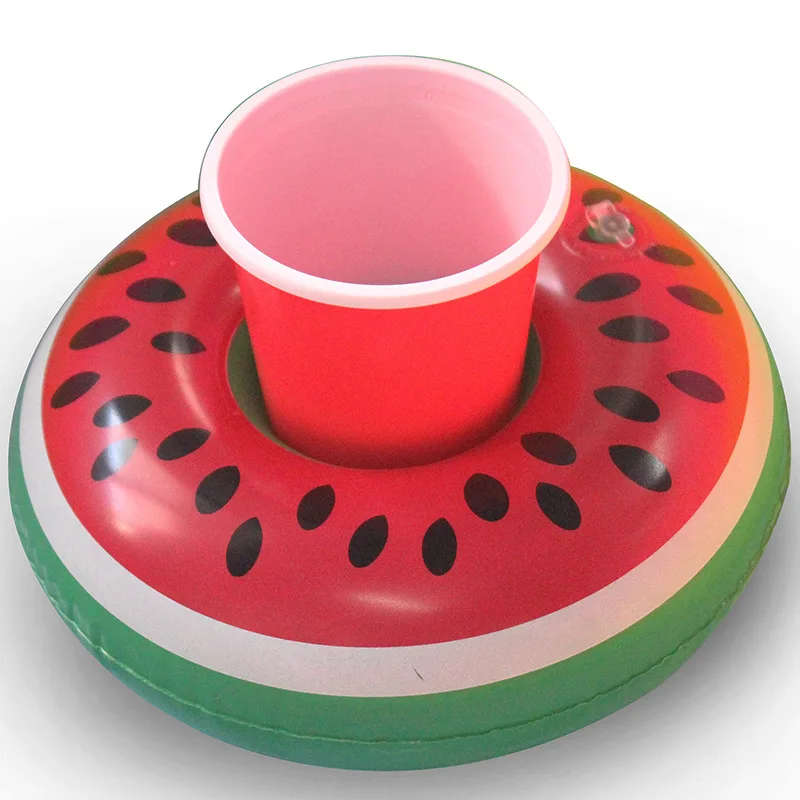 Мини плавающая чашка держатель круг для плавания в бассейне водные игрушки вечерние напитка лодки детский бассейн надувные игрушки держатели для напитков Плавание Кольцо C - Цвет: 4
