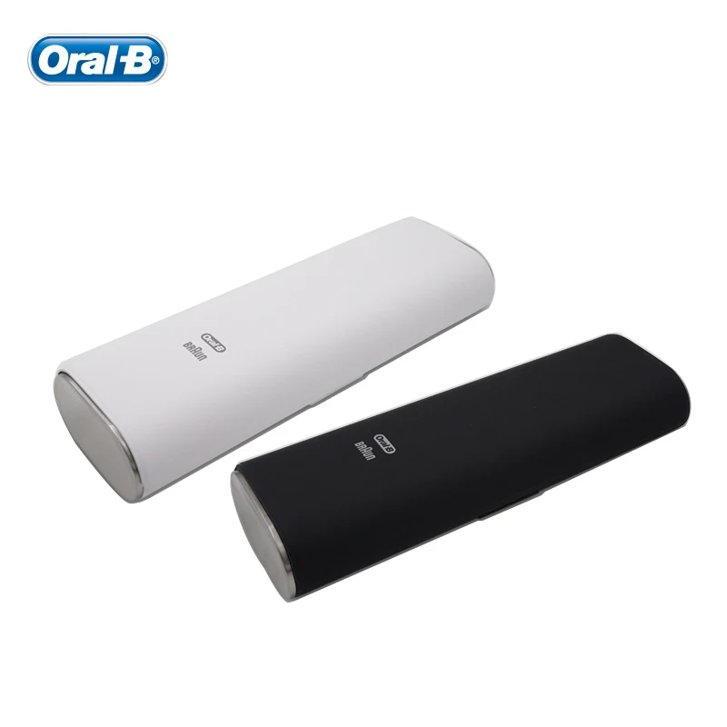 Oral B Toothbrush Travel Box Portable Black White for All Series of Oral B 2D 3D Electric Toothbrush BOX ONLY NO TOOTHBRUSH