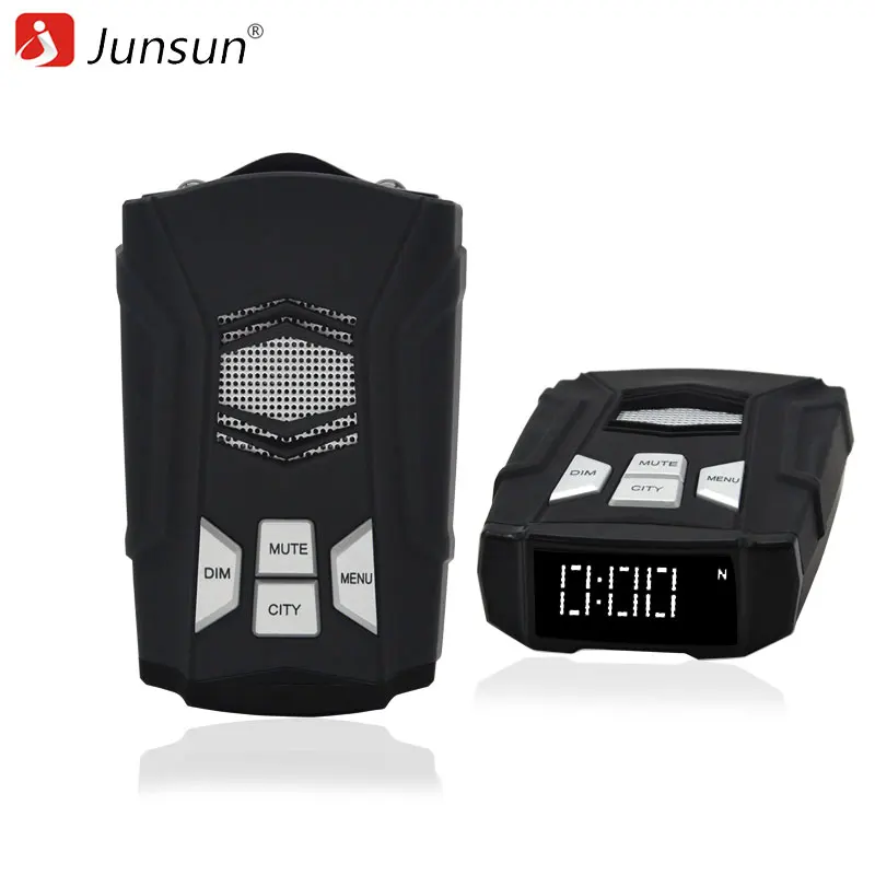 Junsun L1 Car GPS Radar Detector for Russia Fixed & Flow Velocity GPS