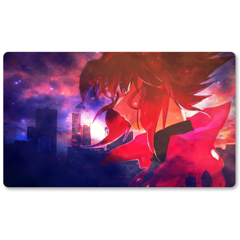 Many Playmat Choices - Blood Red Sky - Yu-Gi-Oh! Playmat Board Game Mat Table Mat for YuGiOh Mouse Mat
