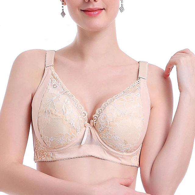 vogue secret sexy women bra plus size c d e cup thin padded push up plus size padded push up bras